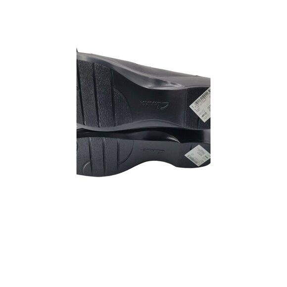 Clarks Slip On Shoes Black Work Clogs Comfort Cushion Loafer Size 9W 9 Wide - Picture 6 of 9